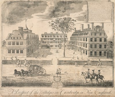 ハーバード大学の版画 1700年頃 1700年頃（エングレーヴィング） 作： American School