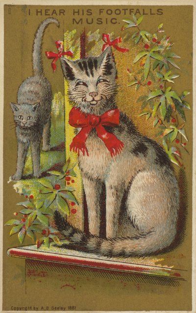 自慢の笑顔の猫。 作： American School