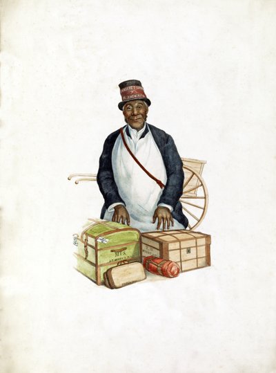 Public Porter B. Jackson, pub.1883年（手彩色の彫刻 作： American School