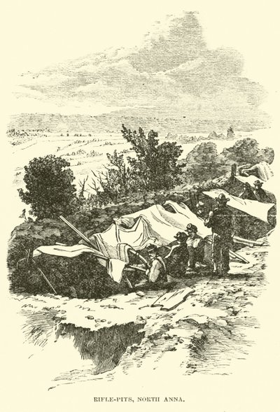 ライフルピット、北アンナ、1864年5月 作： American School