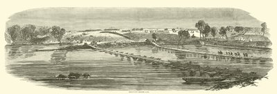 1863年5月、セジウィック橋が敷設された 作： American School