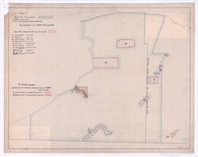 1802年のセネカの土地（印刷物） 作： アメリカの学校