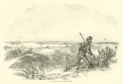 ワグナーの前の狙撃兵、1863年8月 作： American School