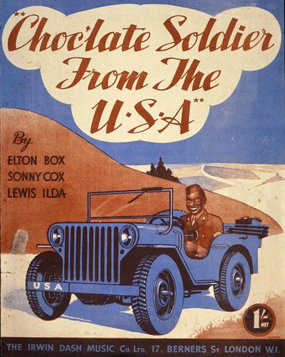 チョコレート・ソルジャー・フロム・USA」の楽譜カバー 作： American School