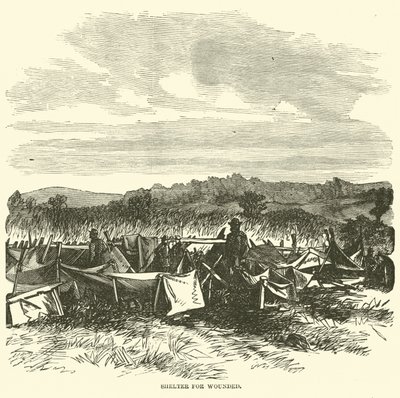1862年9月、負傷者のための避難所 作： American School