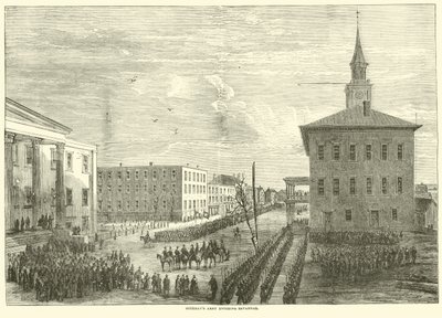1864年12月、サバンナに入ったシャーマン軍 作： American School