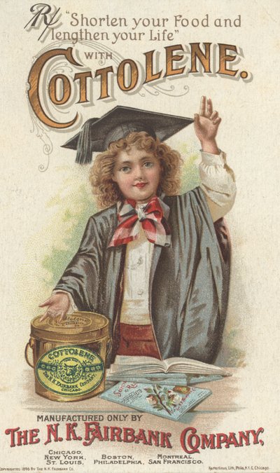 フェアバンクスコットレンの広告、1896年 作： American School