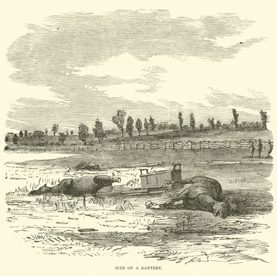 バッテリーのサイト、1862年9月 作： American School