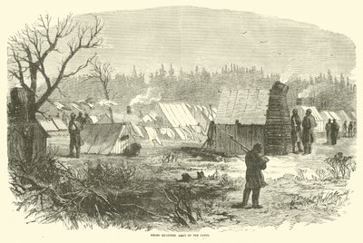 奴隷宿舎、ジェームズ軍、1865 年 3 月 作： American School