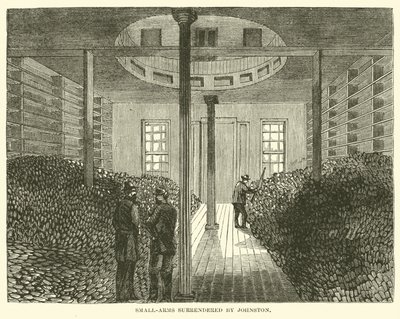 ジョンストンが降伏した小火器、1865年4月 作： American School
