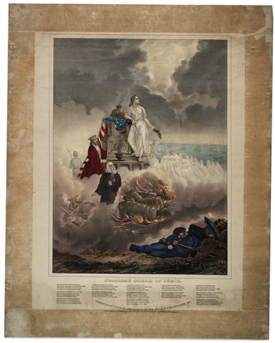 兵士の平和の夢、1864 作： American School