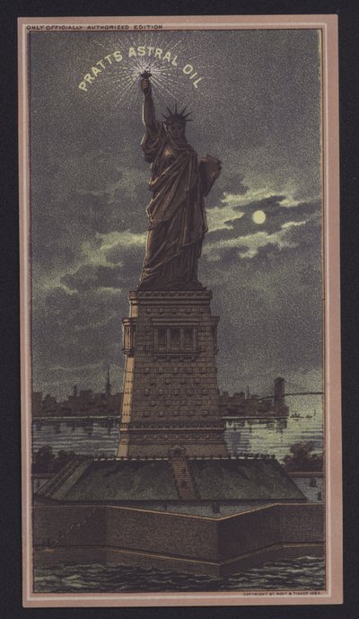 夜の自由の女神、プラットアストラルオイル 作： American School