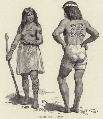 Tattooed Haidas  作： American School