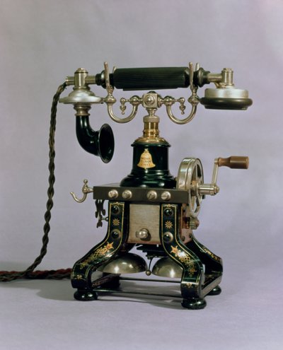 電話、National Telephone Service、米国、1890 作： American School