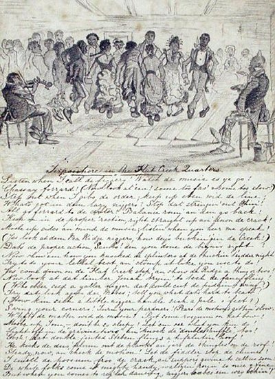 ピーリッジ、フラット・クリーク・クォーターズのターピショアー、1860年頃（紙に鉛筆） 作： American School