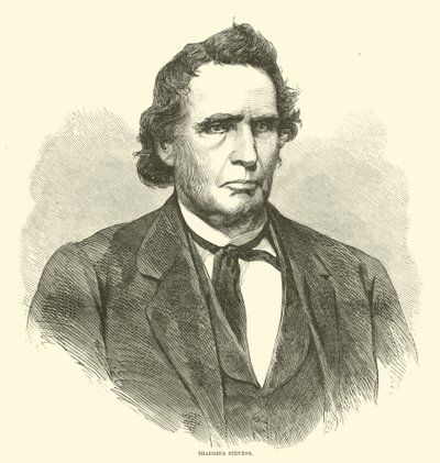 タデウス・スティーブンス、1866年1月 作： American School