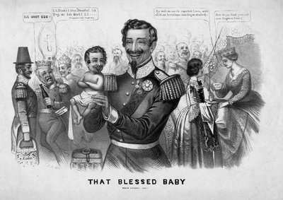 その祝福された赤ちゃん、ジョンLメイジ、フィラデルフィア、1869年頃発行 作： American School