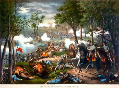 チャンセラーズビルの戦い、バージニア州、1863 作： American School
