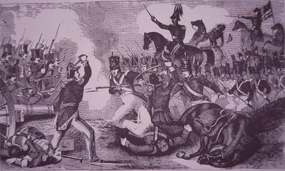 チュルバスコの戦い、米墨戦争 作： American School