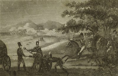 ギルフォードの戦い、1780-90 作： American School