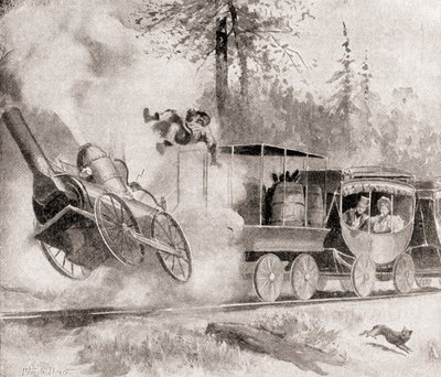 チャールストンのベスト・フレンド、1905年出版の『わが祖国の歴史』より（リトグラフ） 作： American School