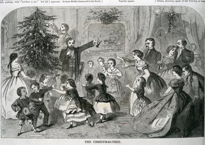 クリスマスツリー、「ハーパーズウィークリー」のイラスト、1870年 作： American School