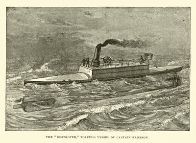 エリクソン船長の駆逐艦、魚雷 作： American School