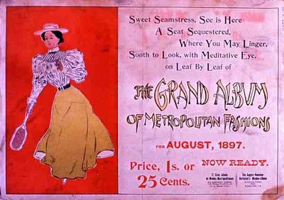 The Grand Album of Metropolitan Fashion」1897年8月号（カラーリトグラフ 作： American School