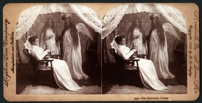 天の双子、1899年（ステレオグラフ） 作： American School