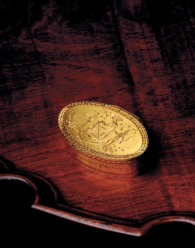 ジョンジェイフリーダムボックス、1784年 作： American School