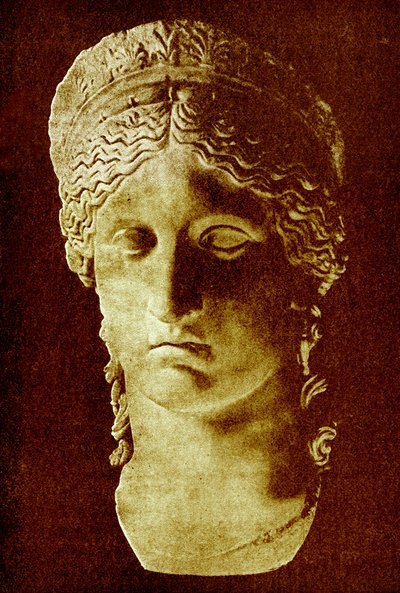 Juno Ludovisi、Victor Duruyによるギリシャの歴史のイラスト、1890年発行（デジタル強化画像） 作： American School