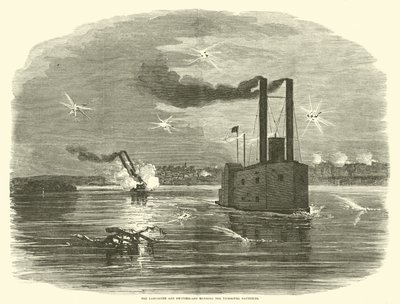 1863年3月、ランカスターとスイス、ヴィックスバーグ電池を実行 作： American School