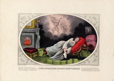 兵士の家、ビジョン、パブ。 Currier＆Ives、1862 作： American School