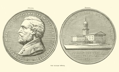 トーマスメダル、1863年10月 作： American School
