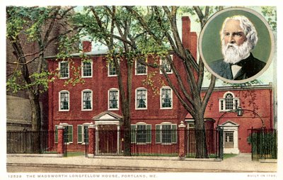 ワドワースロングフェローハウス、ポートランド、メイン 作： American School
