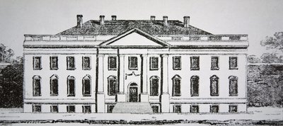 1807年のホワイトハウス(彫刻) 作： American School