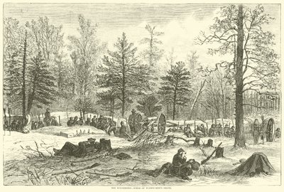 荒野、ワズワースの死のシーン、1864年5月 作： American School