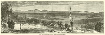 1864年5月、ジョージア州リングゴールド近くの事前信号局 作： American School