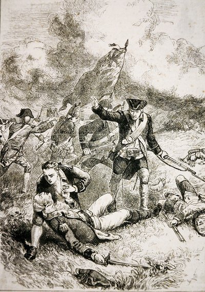 バンカーヒルの戦いにおけるイギリス海兵隊のジョン・ピトケアン少佐の死について 作： American School
