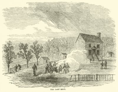 最後のショット、1865年4月 作： American School