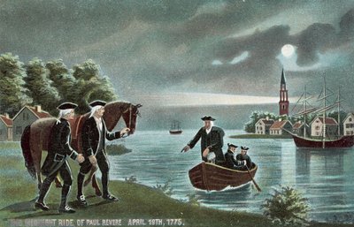 ポール・リビアの真夜中の騎行 作： American School
