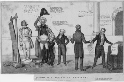 共和党大統領のモデル、1832年頃 作： American School