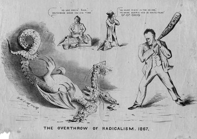 急進主義の打倒、1867年、1867年 作： American School