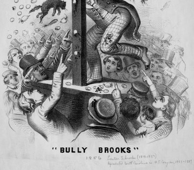 適切な場所にいる適切な男ブリーブルックス、詳細、1856年 作： American School
