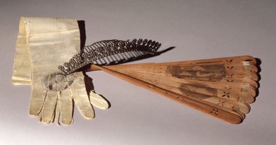 1824年9月14日、ラファイエット（1757-1834）に敬意を表して、すべてのティアラ、手袋、ファン 作： American School