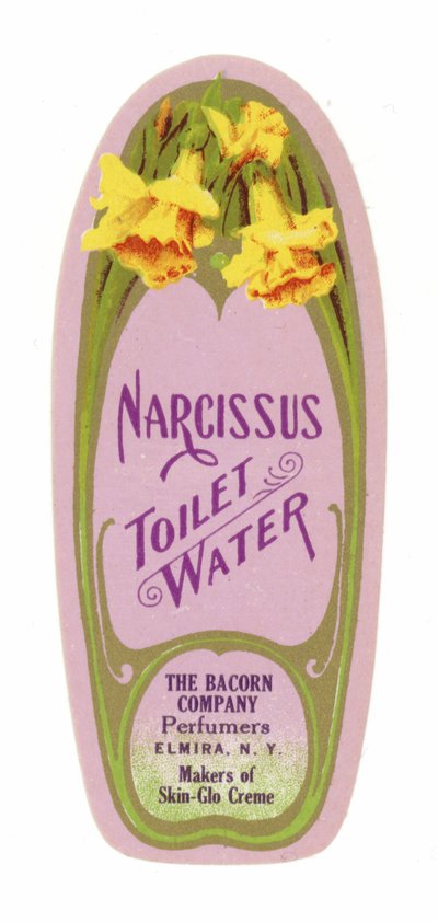 トイレの水ラベル、水仙 作： American School