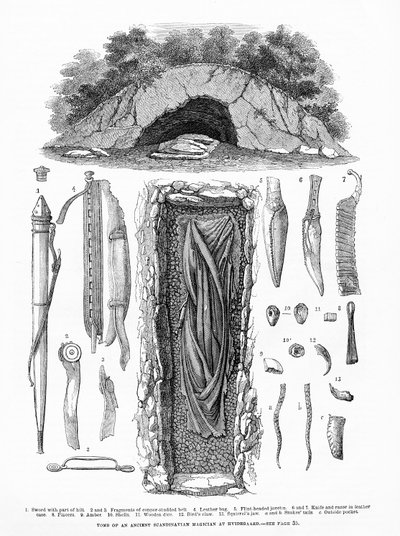 Hvidegaardのスカンジナビアの魔術師の墓 作： American School