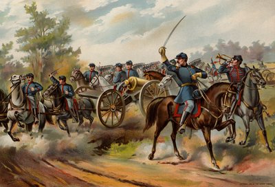アメリカ陸軍、馬砲隊 作： American School