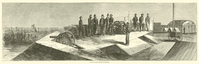 ユニオンは1864年10月、ピーターズバーグの前で働く 作： American School