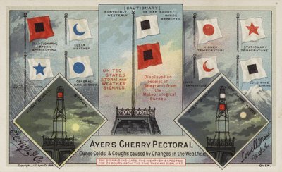 米国の暴風雨と気象信号（クロモリソ） 作： American School